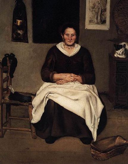 Antonio Puga Old Woman Seated china oil painting image